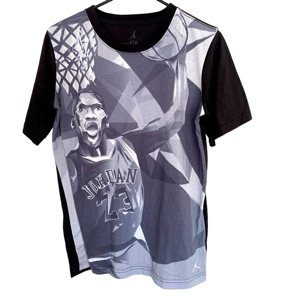 MENS NIKE AIR JORDAN BRAND ALL OVER PRINT AOP CLASSIC SHIRT SIZE S/M NICE